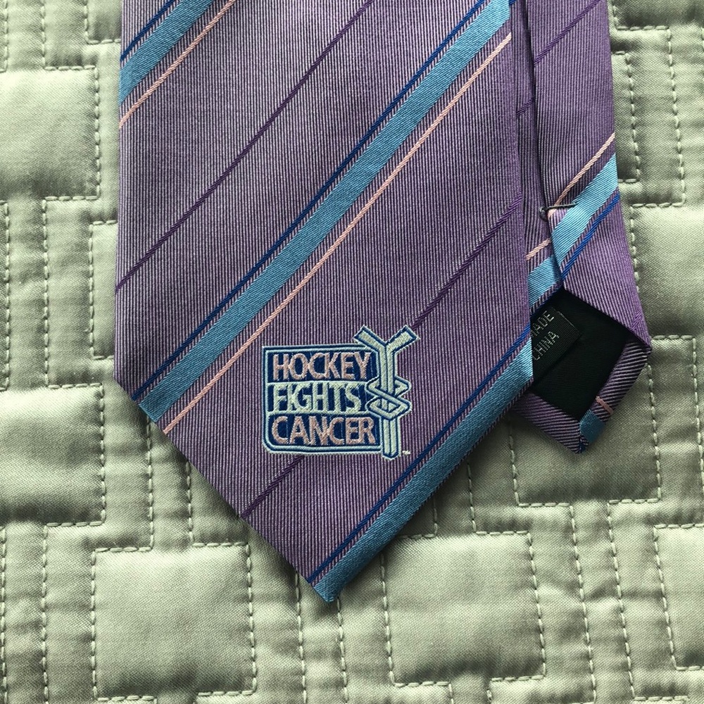 Hockey Fights Cancer NHL Tie 60 Inches